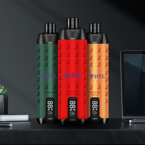 20000 Puffs DL/DTL Einweg E-Zigaretten Vape Gerät E-Shisha/Hookah mit Bildschirm, Luftstromkontrolle und wiederaufladbar
